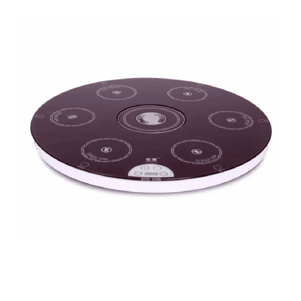 Electric Rotating Food Warmer Heating Plate With Dishes