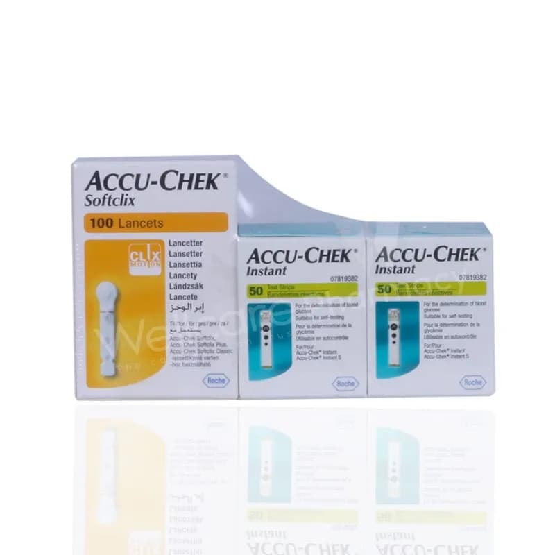 Accuchek Guide Strips 100 S + Lancet Offer Pack