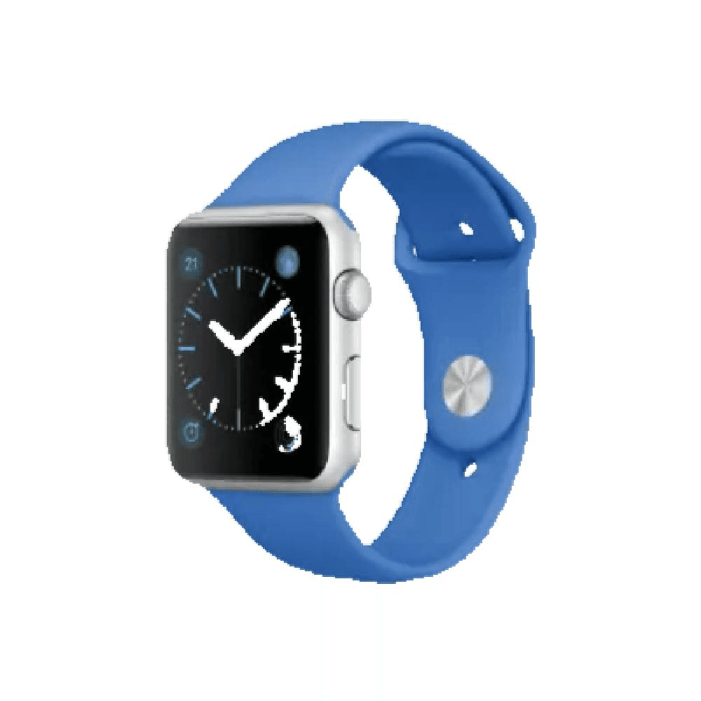 Silicone Apple Watch Band - Blue    