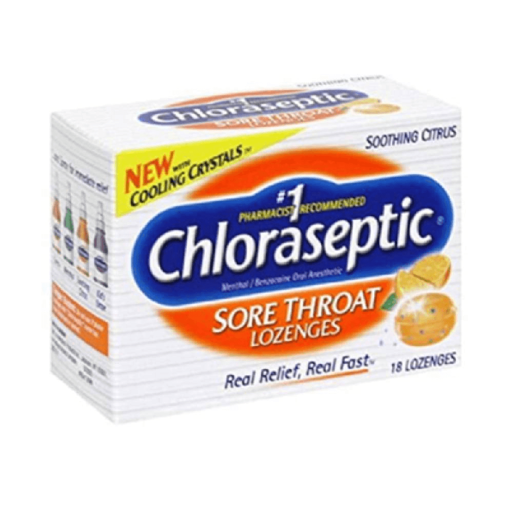 Chloraseptic LC Lozenges Citrus 18's
