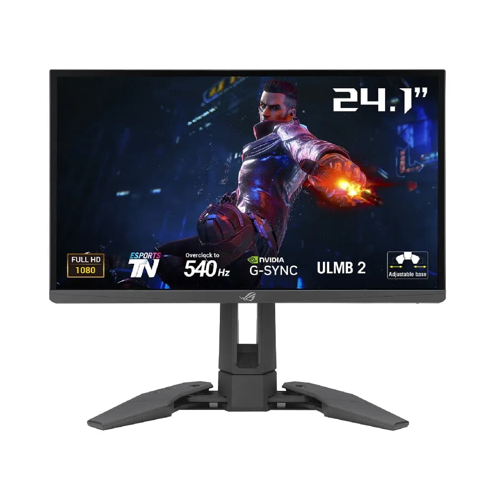 ASUS ROG Swift Pro PG248QP NVIDIA G-SYNC esports gaming monitor -24.1-inch FHD, 540 Hz (OC), Esports-TN panel, NVIDIA Reflex Analyzer, ULMB 2, adjustable base, ESS codec, DisplayHDR400