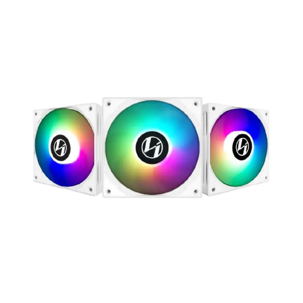 Lian Li St120 Argb 3X120Mm Fans - White - مروحة تبريد