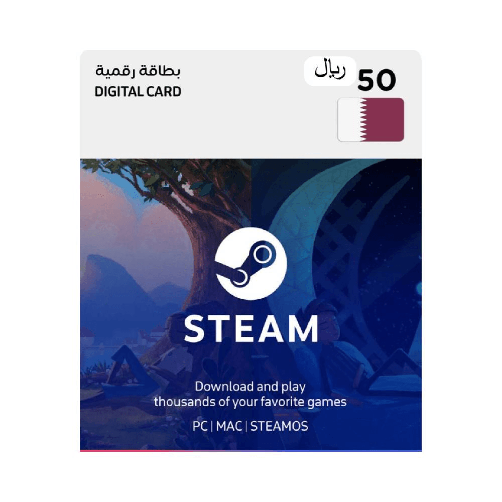 Steam Gift Card 50 QAR - Qatar