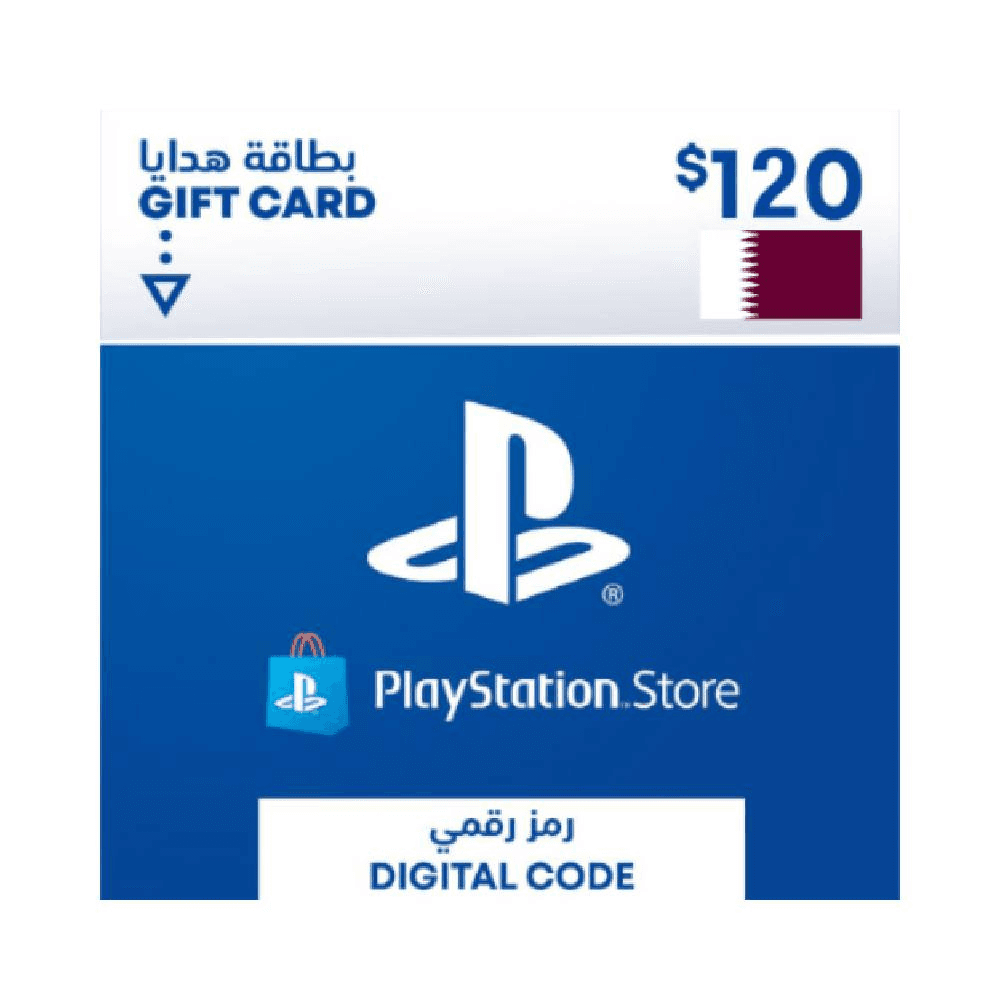 PlayStation Gift Card 120 USD - Qatar (Valid For Qatar Account)