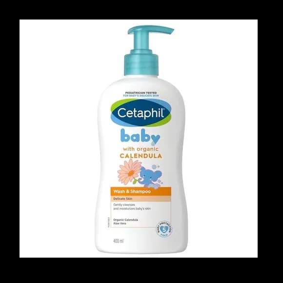 Cetaphil Baby Calendula Wash And Shampoo 400 Ml