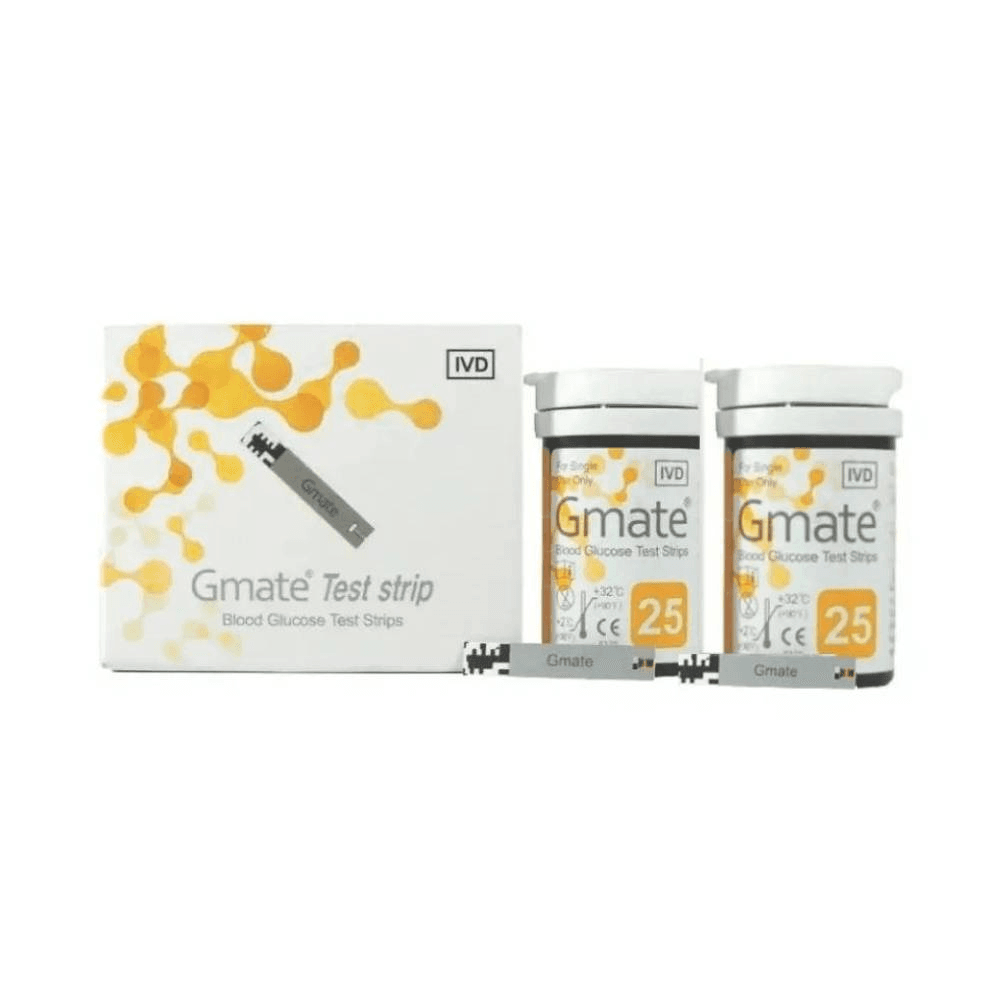 Gmate Glucose Test Strip 25 x 2 packs