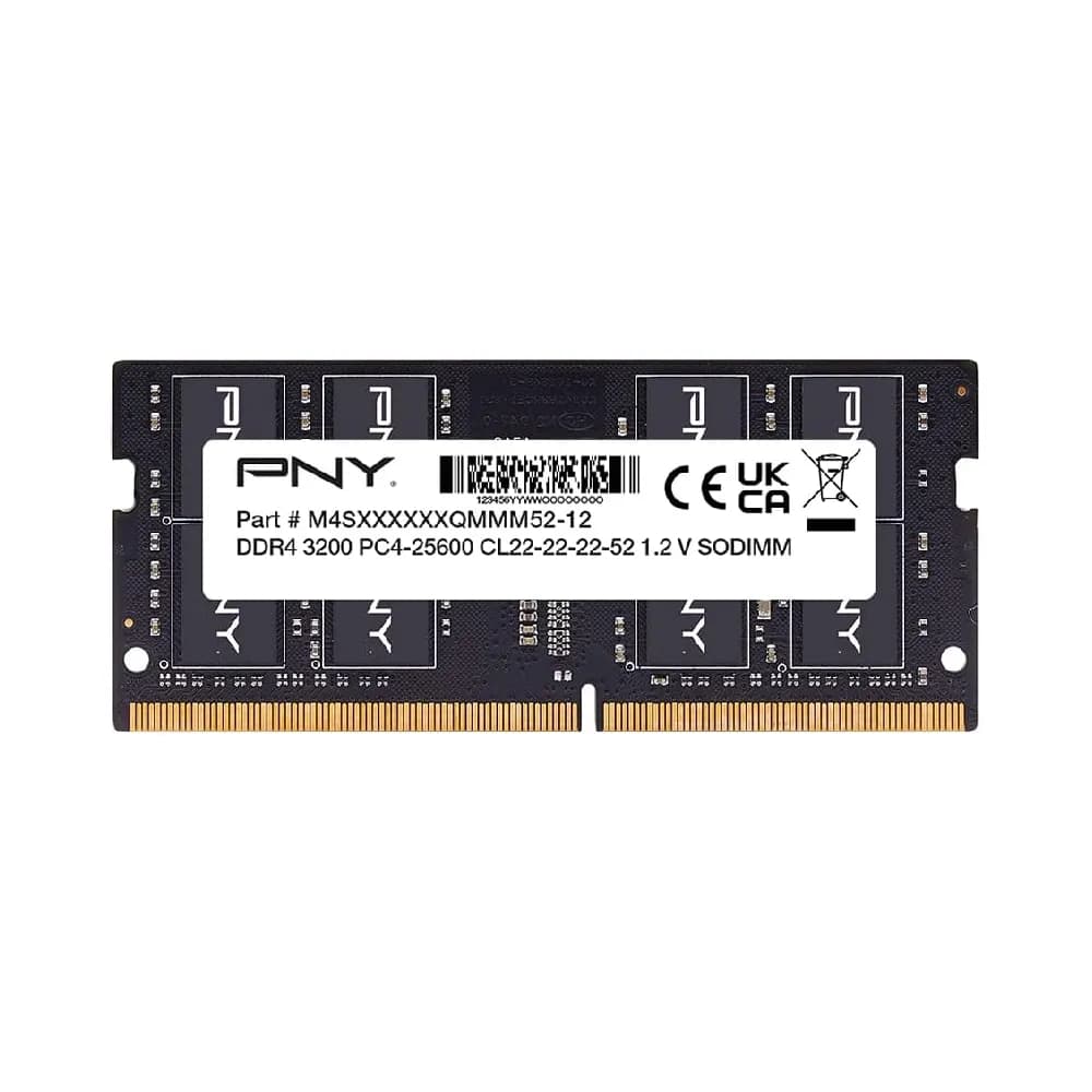 PNY DDR4-16GB 3200MHZ-CL22-1.2V (Notebook upgrade) For Laptop