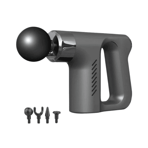 Fascial Gun Kh-740 Muscle Relaxation Massage, Physiotherapy 5 Level Adjustable Grey
