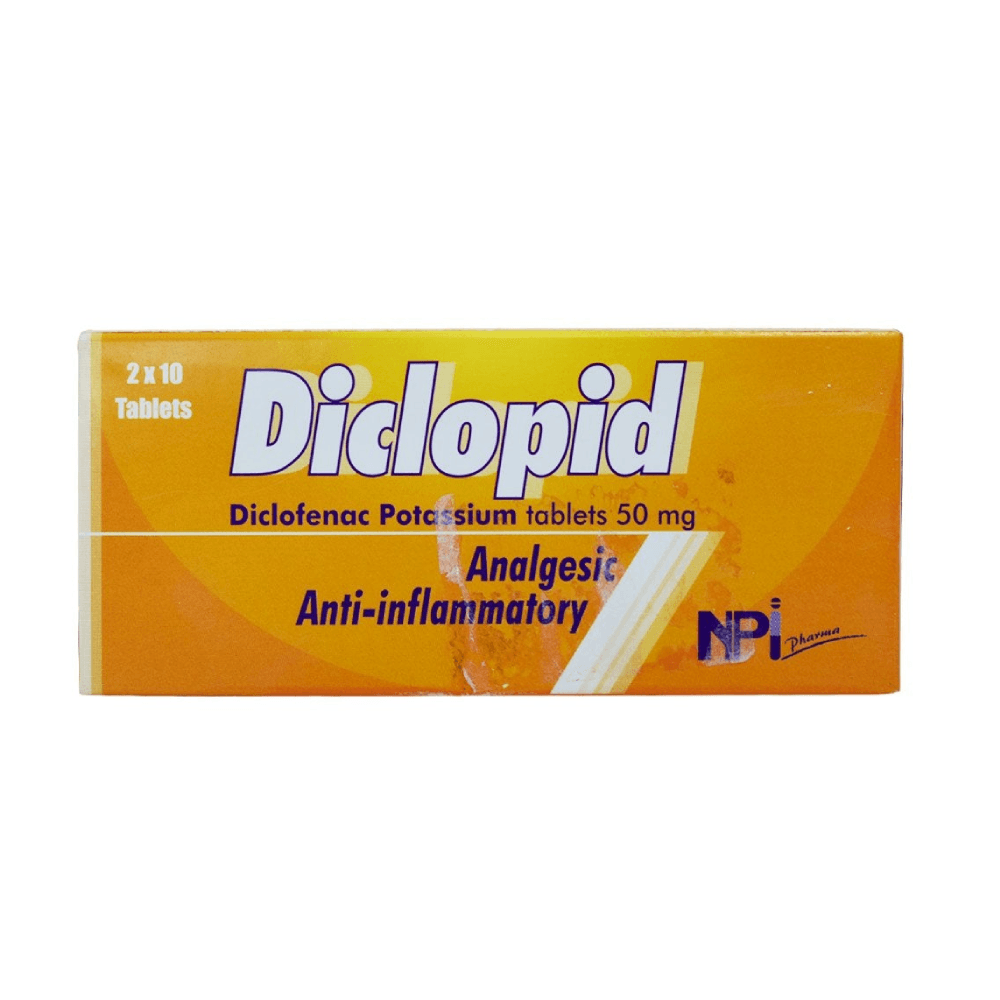 Diclopid Tablet 50Mg 20'S