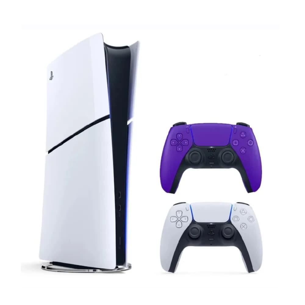 PLAYSTATION 5 SLIM DISC CONSOLE 1TB WITH PS5 CONTROLLER PURPLE