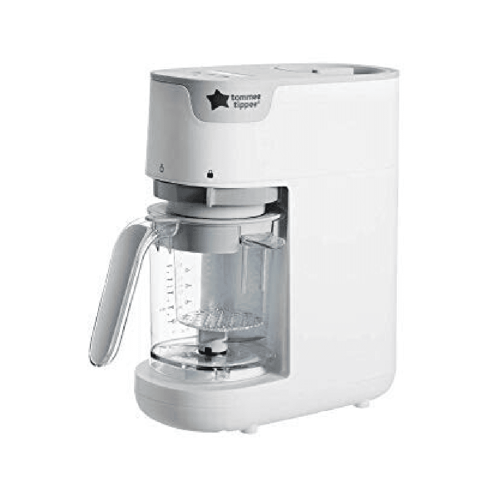 Tommee Tippee Quick Cook Baby Food Steamer Blender - White