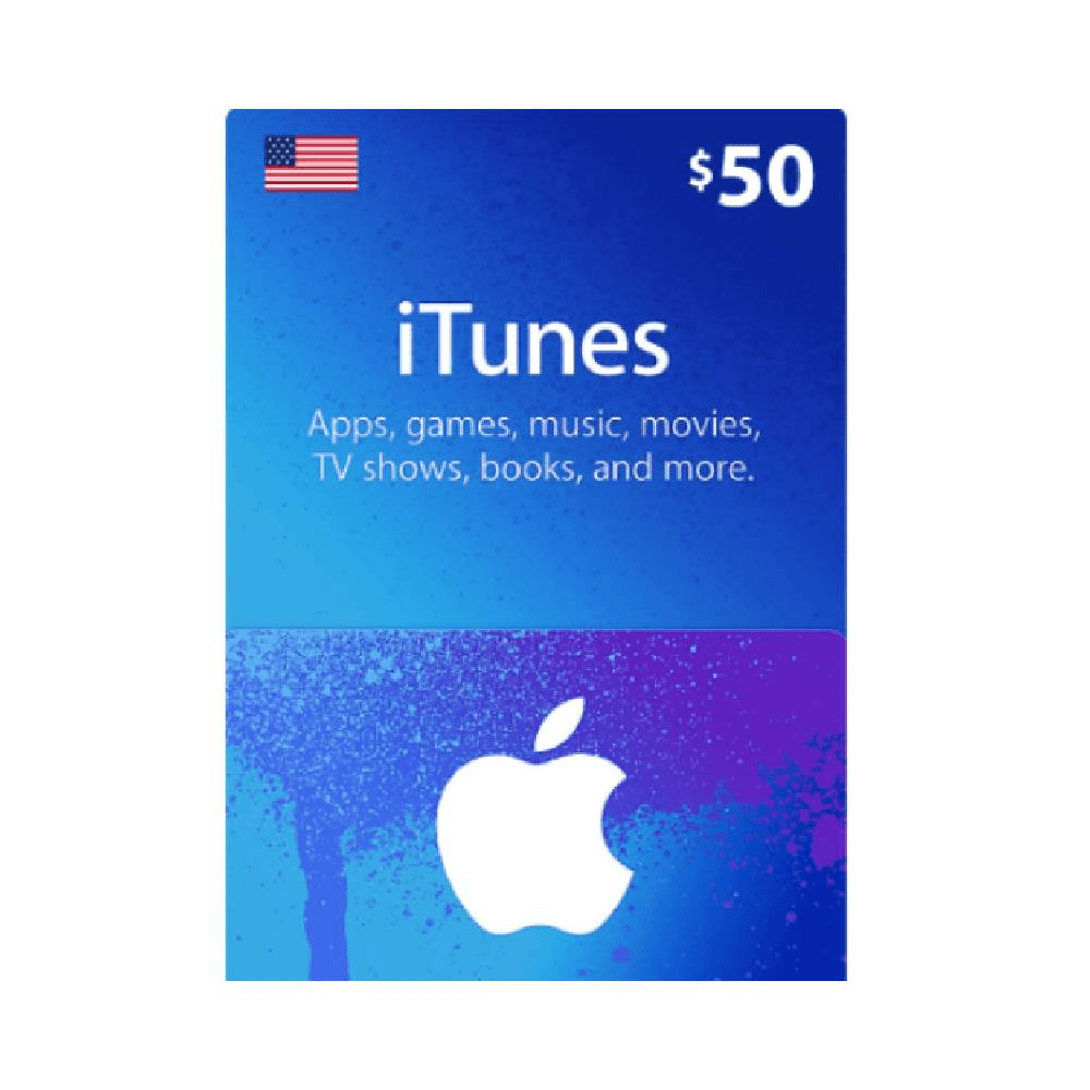 Apple iTunes Gift Card 50 USD - USA (Valid For USA Account)