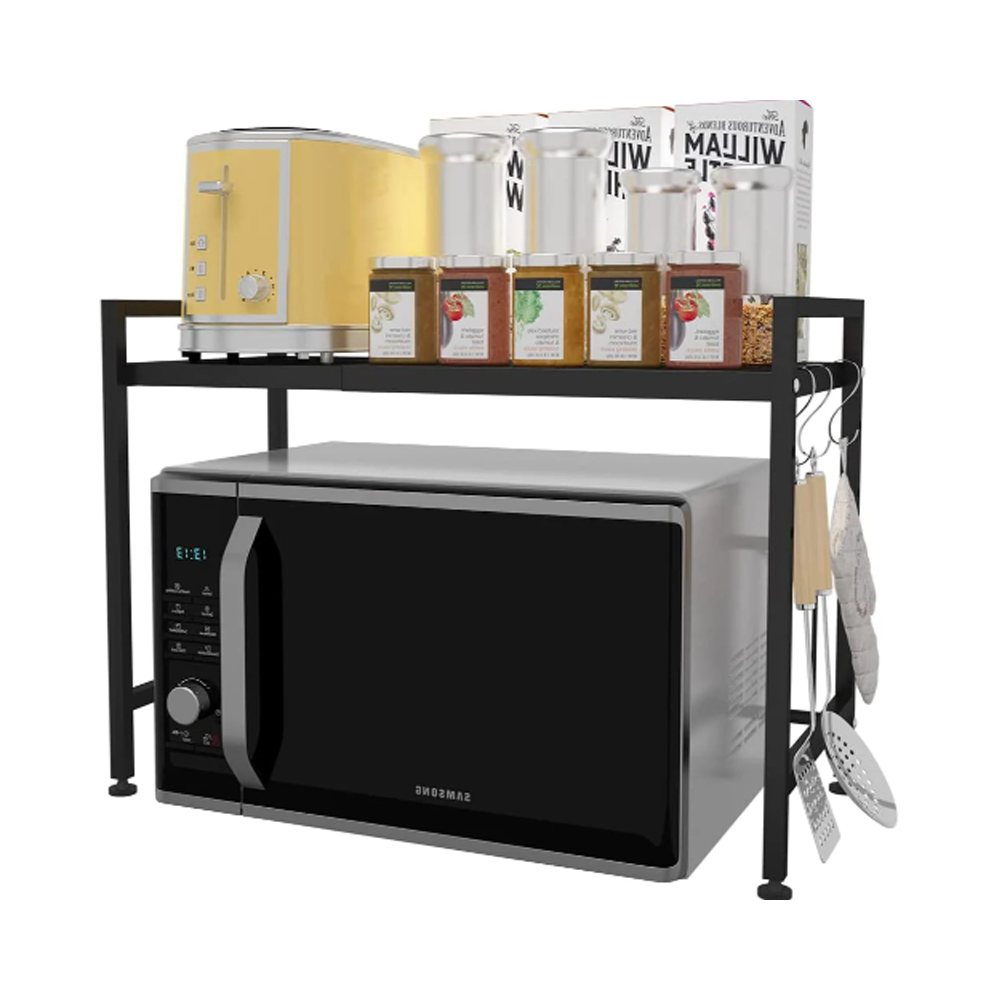 1 Tier Expandable Microwave Oven Rack