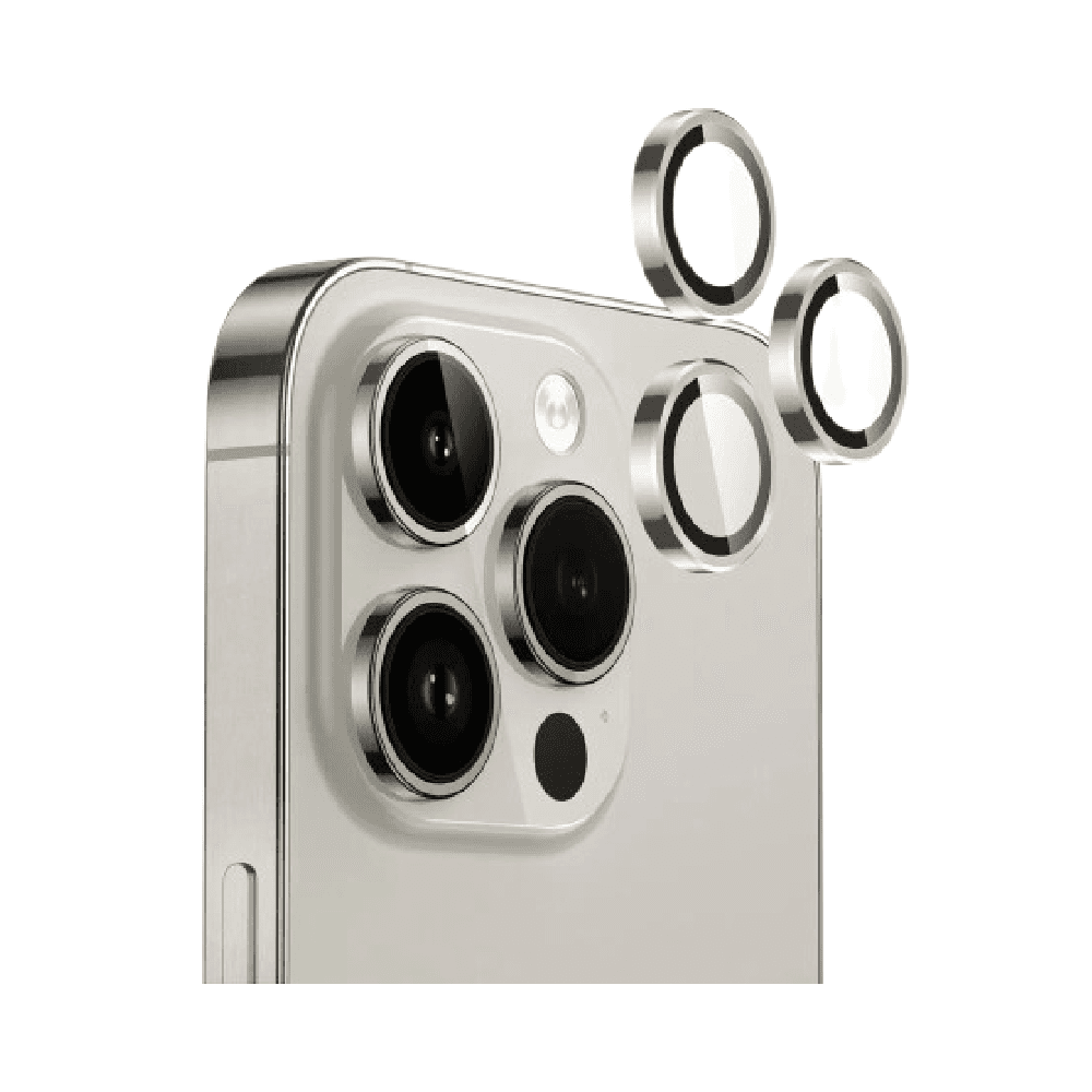 Green Lion HD Plus Camera Lens for iPhone 15 Pro / iPhone 15 Pro Max natural titanium