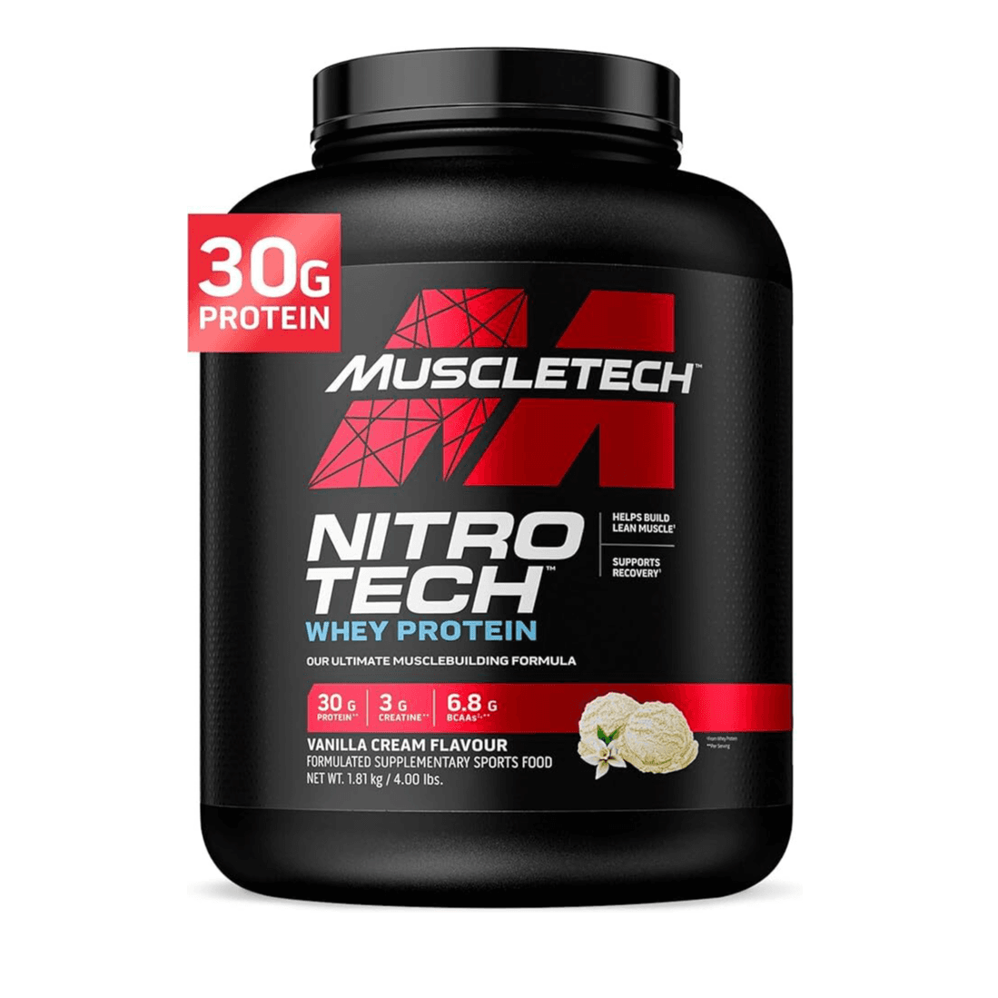 Muscletech Whey Protein Vanilla Cream 4 Lbs