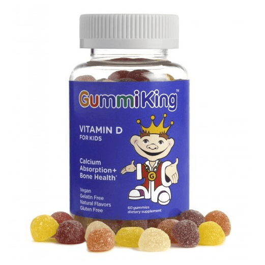 Gummi King Cal+vit d For Kids 60's(Vtg10)