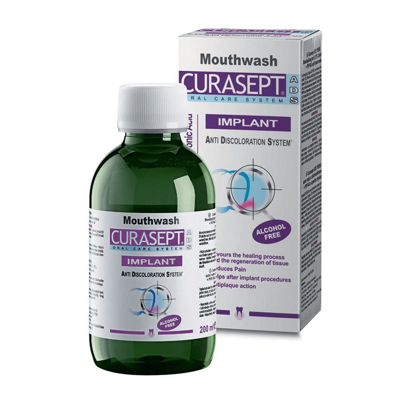 Curasept Ads Implant Mouthwash 200Ml