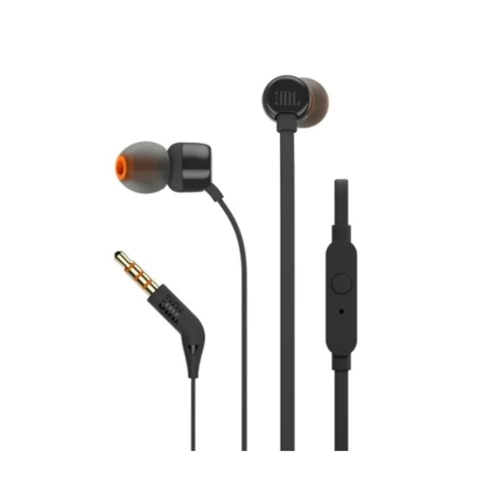 JBL Tune In-ear Headphones with Microphone (110) - Black