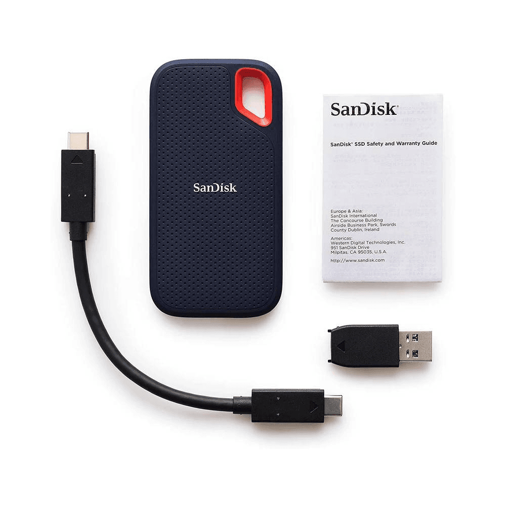 ذاكرة SSD خارجية متنقلة SanDisk Extreme / سعة 2 تيرا بايت