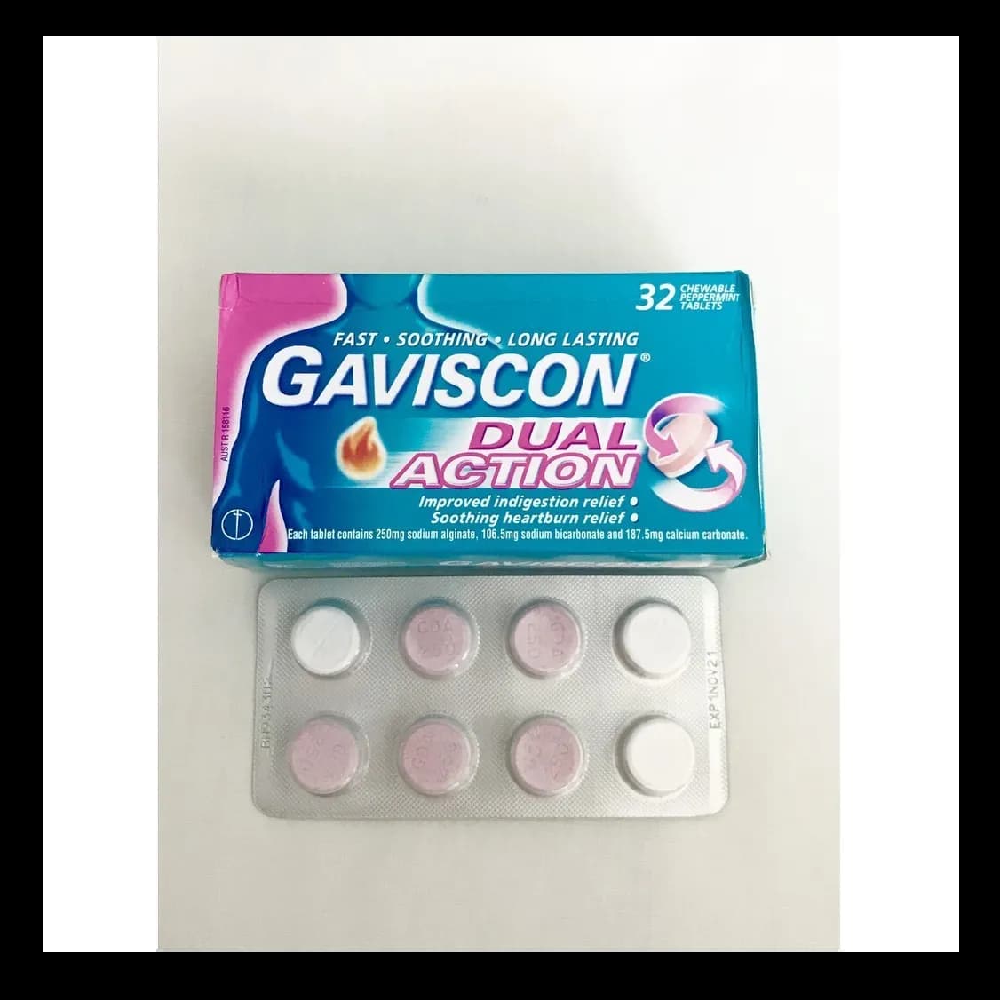 Gaviscon Double Action Chewable Tablets 32 S