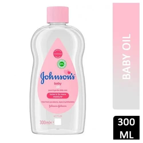 Johnsons Baby Oil Pure And Gentle 300 Ml