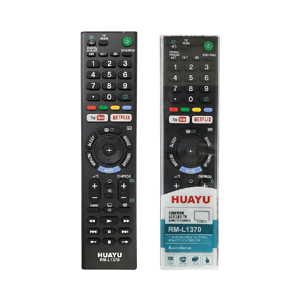 Huayu Rm-L1370 Remote For Sony Lcd Led Tv