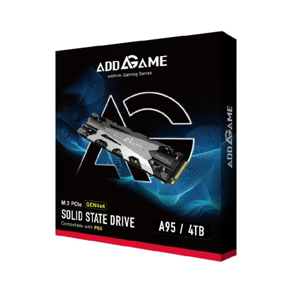 Addlink A95 4Tb M.2 2280 Pcie Gen4X4 Nvme 1.4 Ps5 Ssd - مساحة تخزين