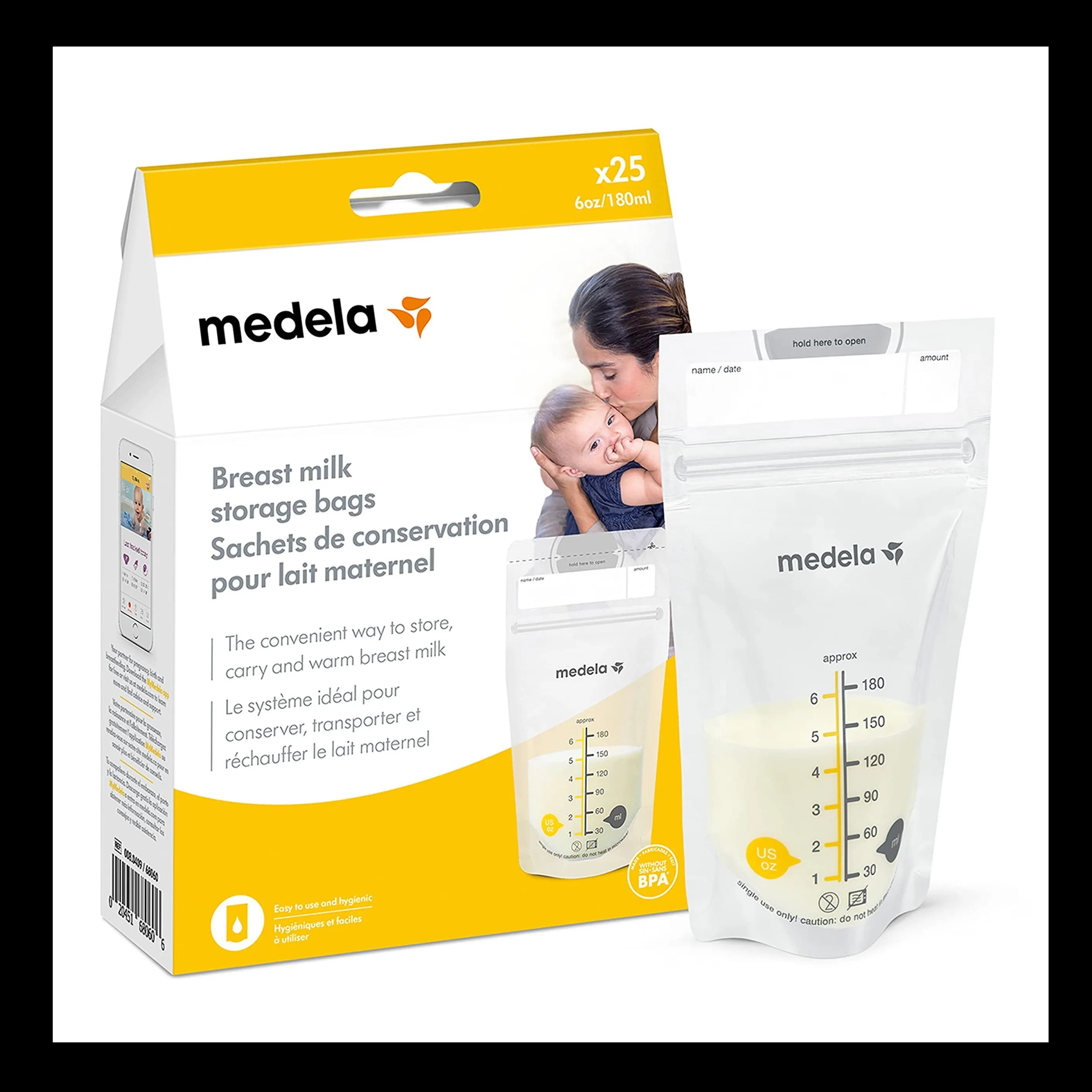 Medela Breastmilk Storage Bag 25 Pcs