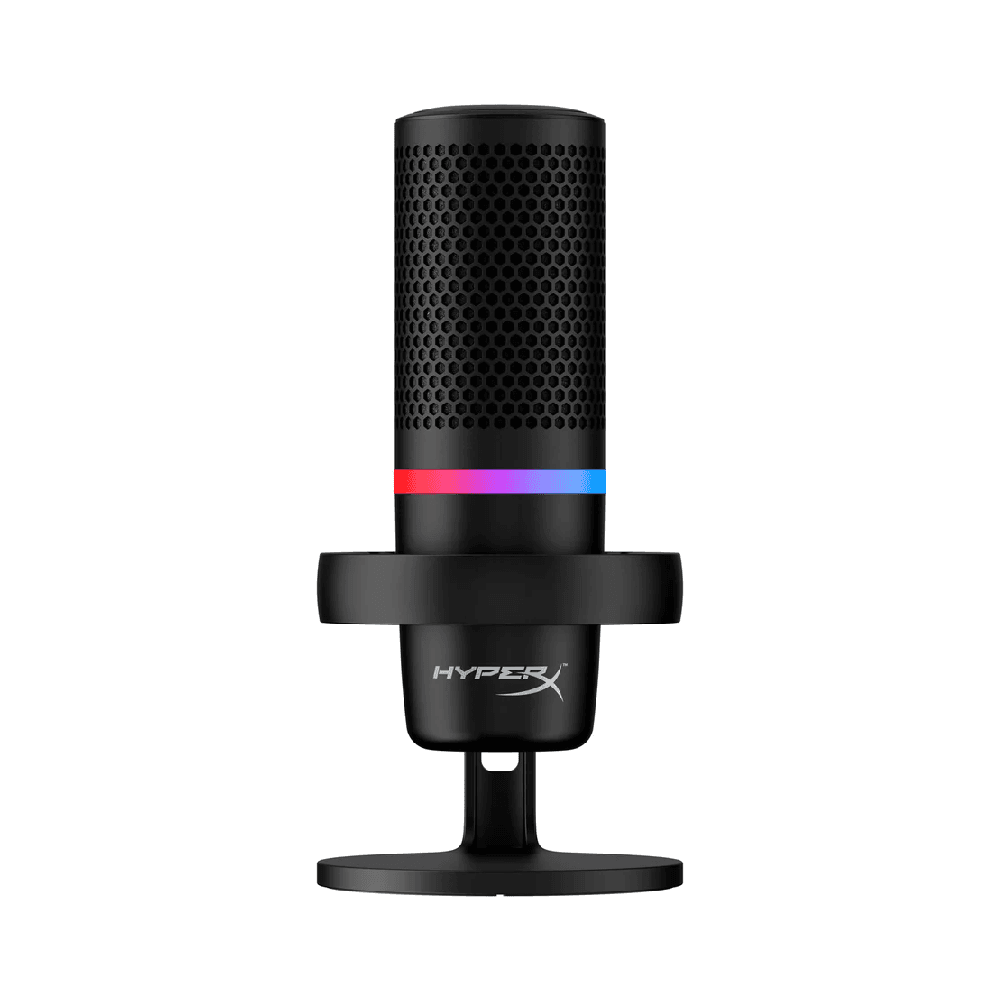 HyperX 4P5E2AA DuoCast USB Microphone RBG Lightning - Black