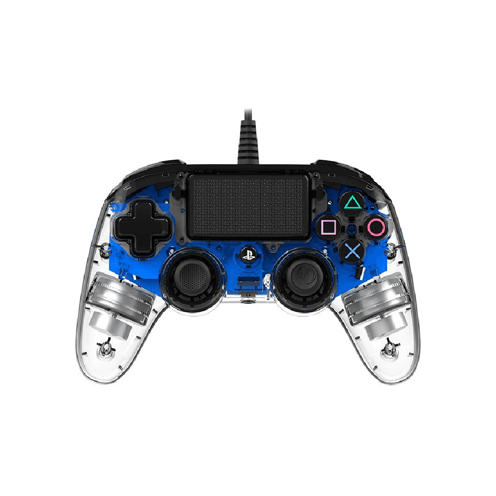 PalyStation4 Nacon Wired Compact Controller - Crystal Blue