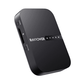 Ravpower Wireless Filehub Plus 3-Mode Portable Router With 6700Mah Ext. Battery (Buy 1 Get 1 Free)