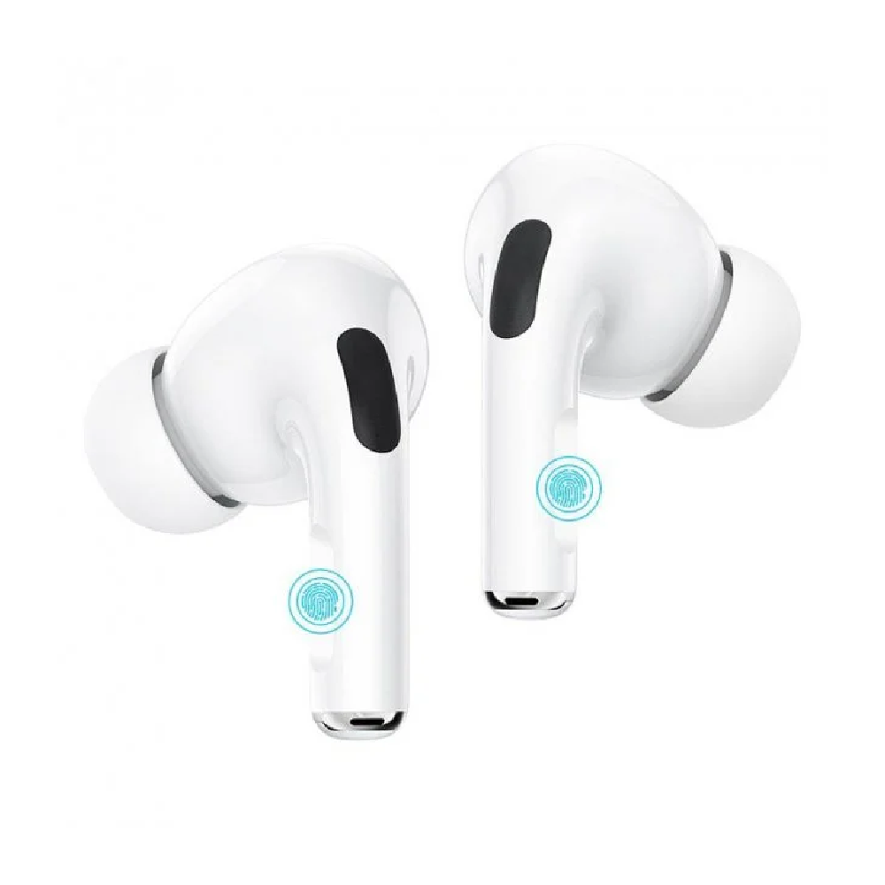 Hoco Des08 Plus Wireless Headset with Charging Case – White