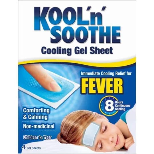 Kool N Soothe Fever Child Patches 4 S