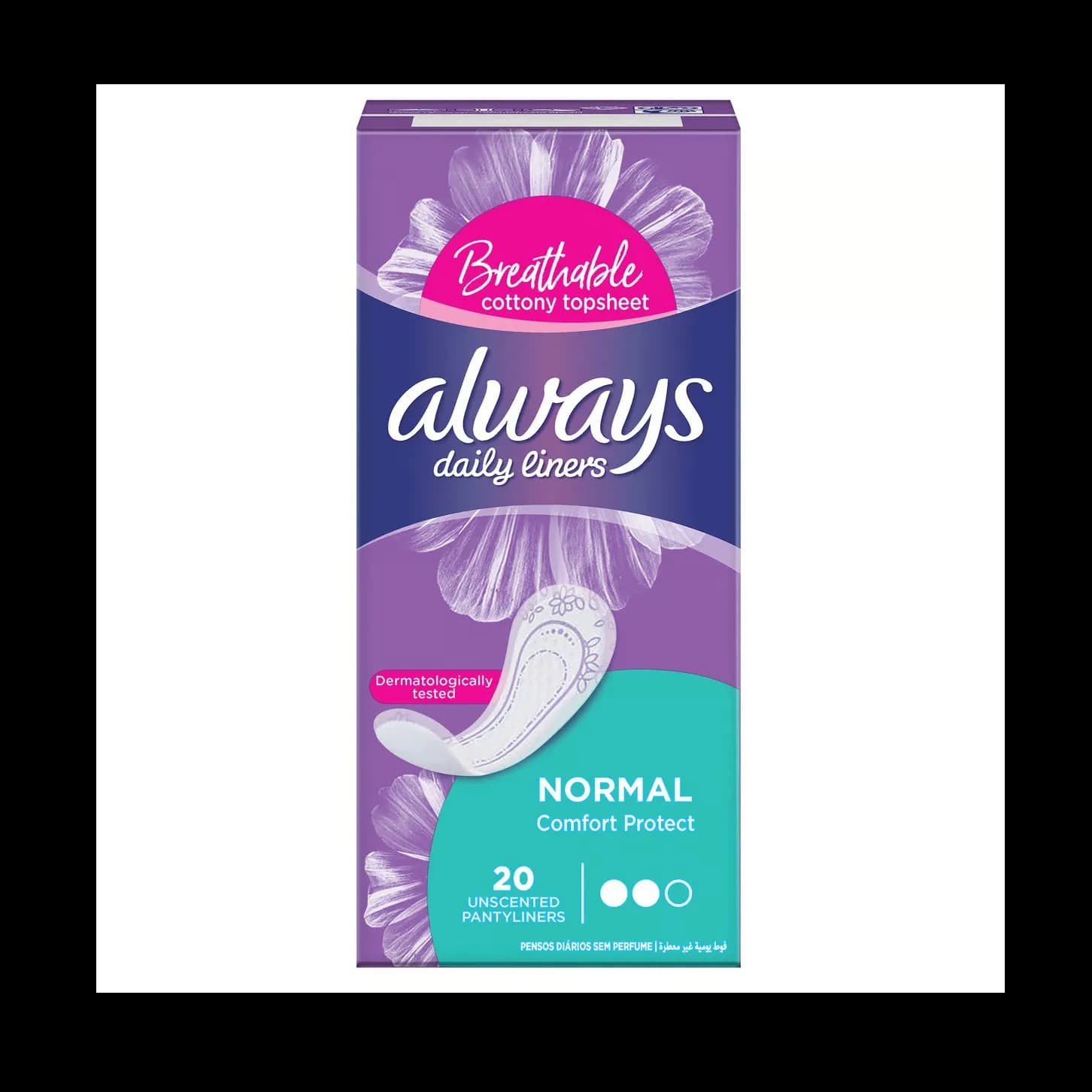 Always Liners Comf Prot Unscented 18 X 20 S - Pa 235