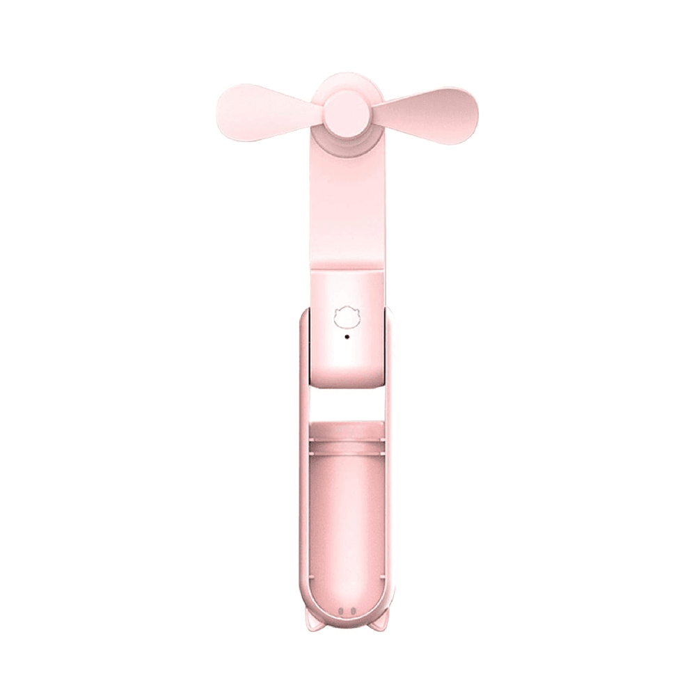 H2001 Multifunctional Folding Mini Fan - Pink