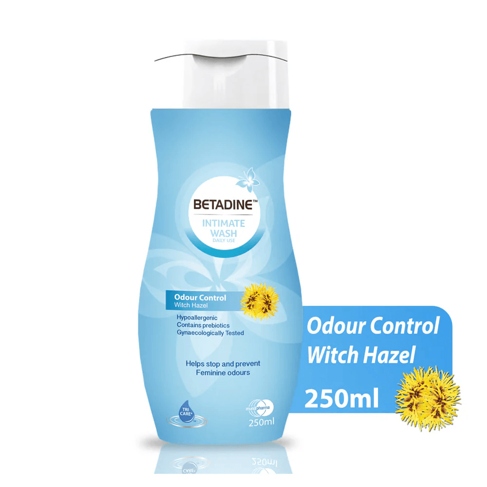 Betadine Int. Wash W Hazel 250