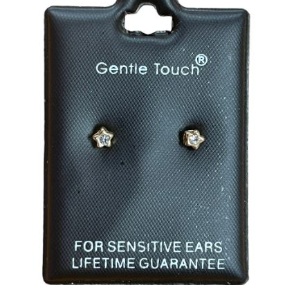 Gentle Touch 118 Star Studs Earring For Sensitive Ears