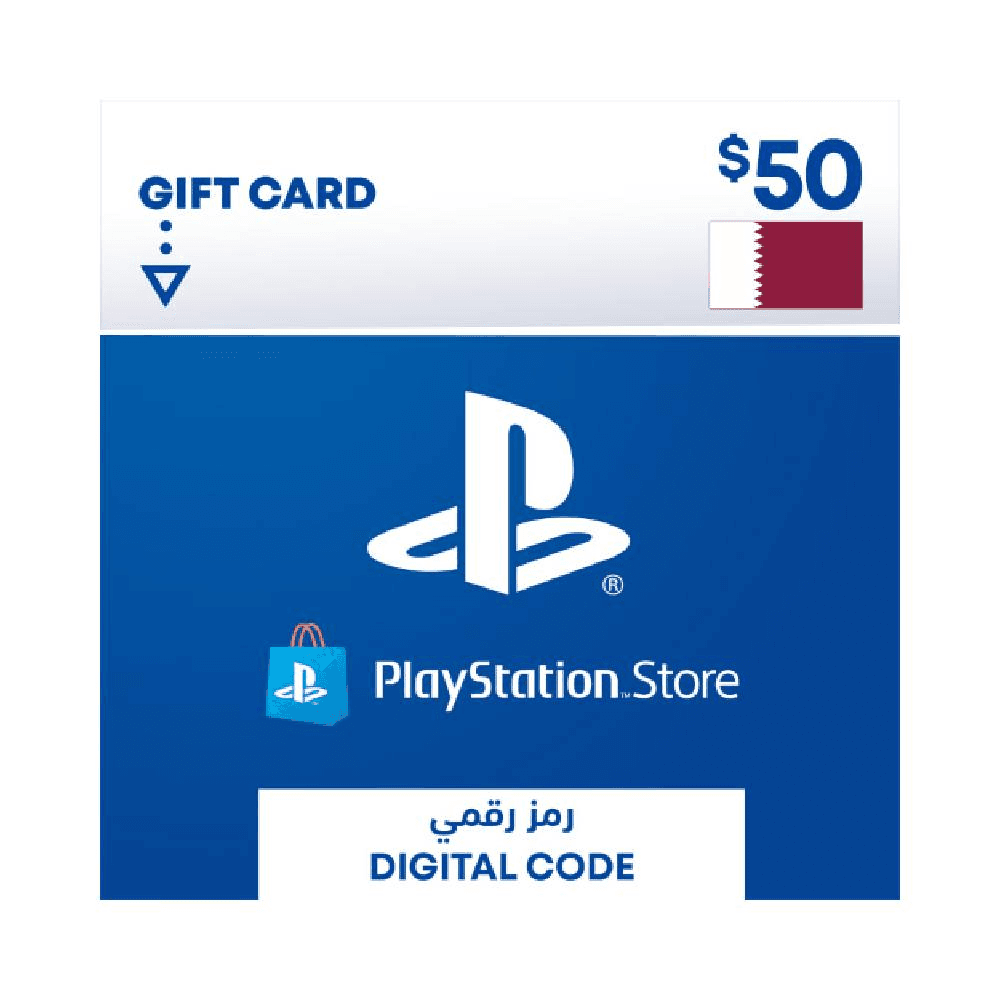 PlayStation Gift Card 50 USD - Qatar (Valid For Qatar Account)
