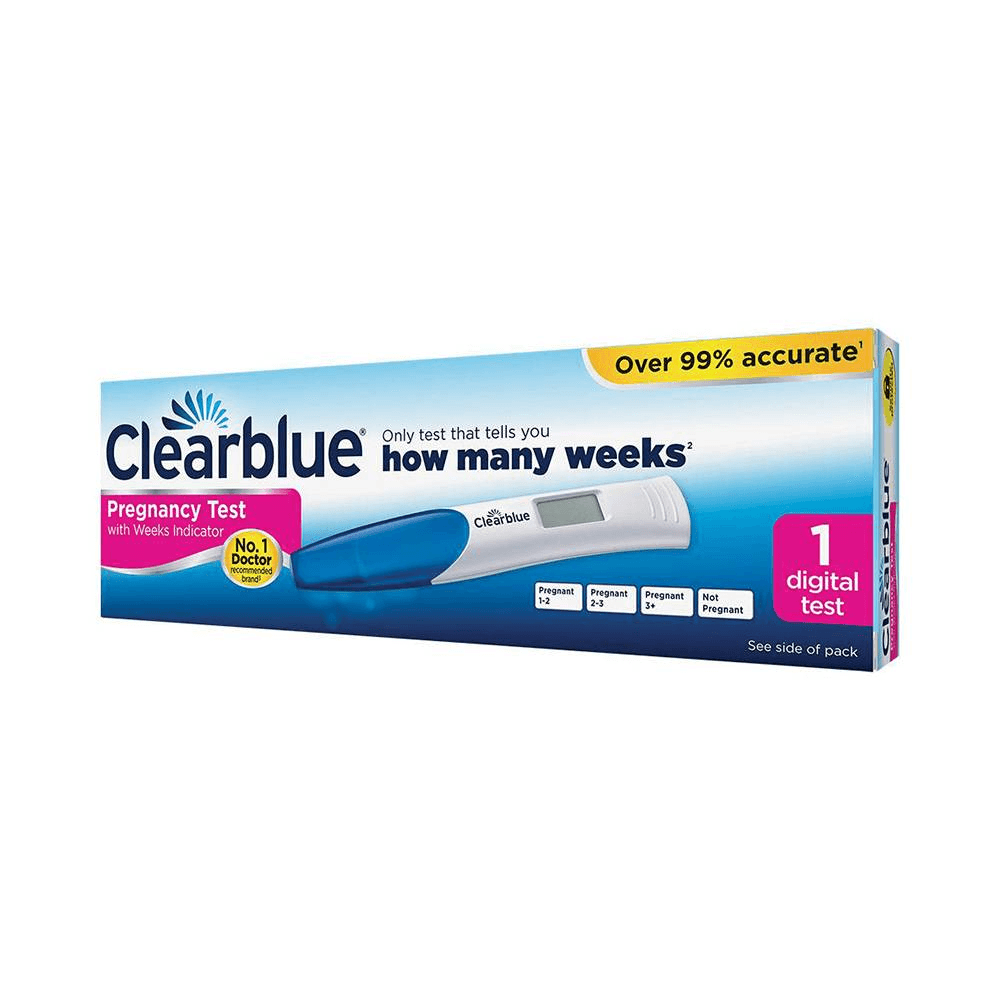 Clearblue Pregnancy Digital Test With Weeks Indicator 1 Digital Test