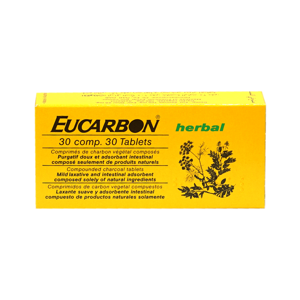 Eucarbon Herbal Charcoal Tablet 30's