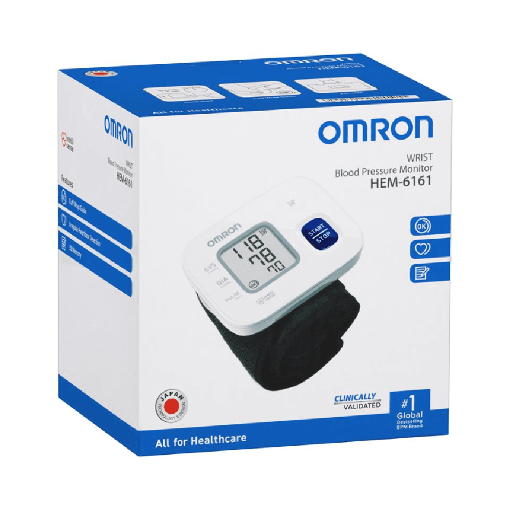 Omron Wrist Blood Pressure Monitor Hem-6161