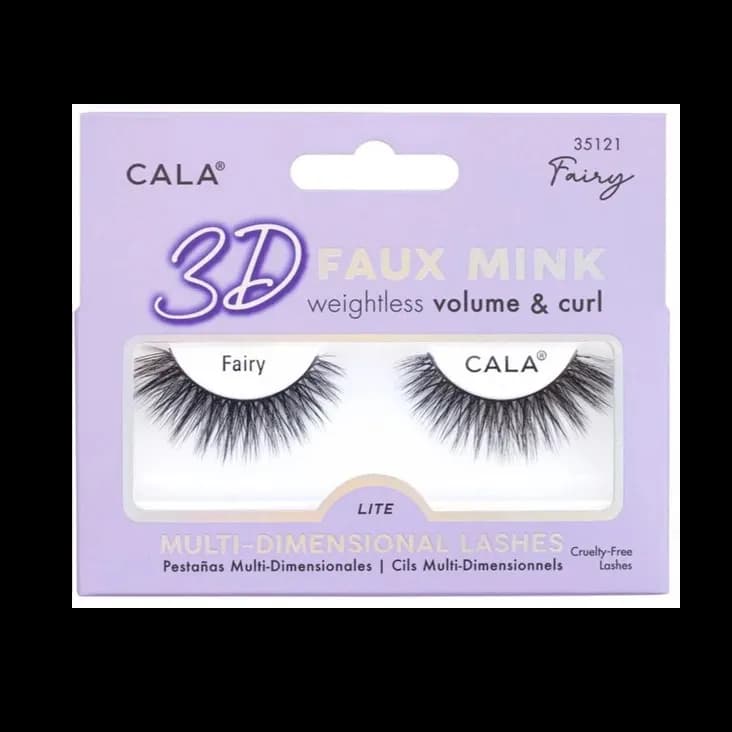 Cala 3D Faux Mink Multi-Dimensional Lashes Fairy Lite 35121