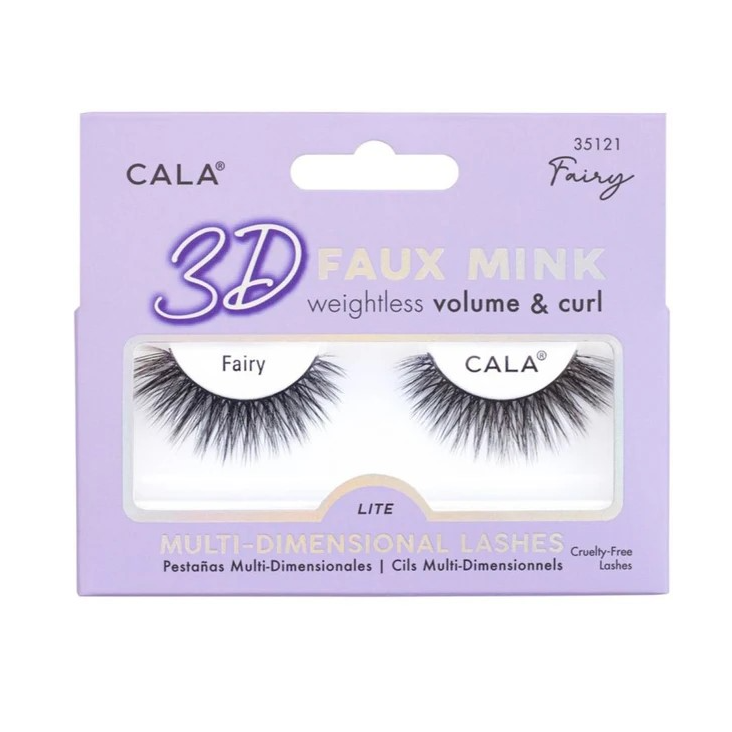 Cala 3D Faux Mink Multi-Dimensional Lashes Fairy Lite 35121