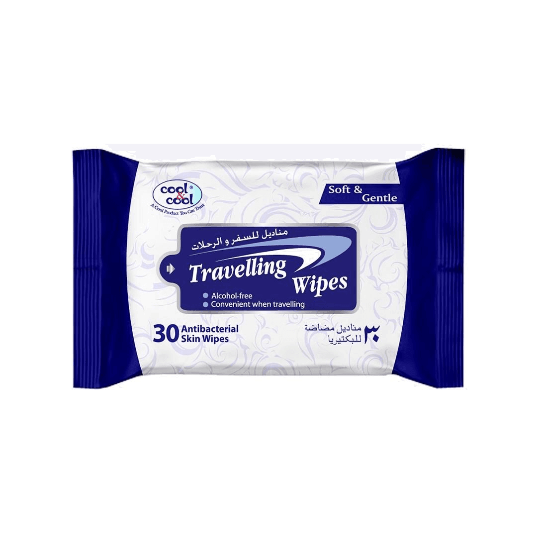 Cool & Cool Travelling Wipes 30 Pcs