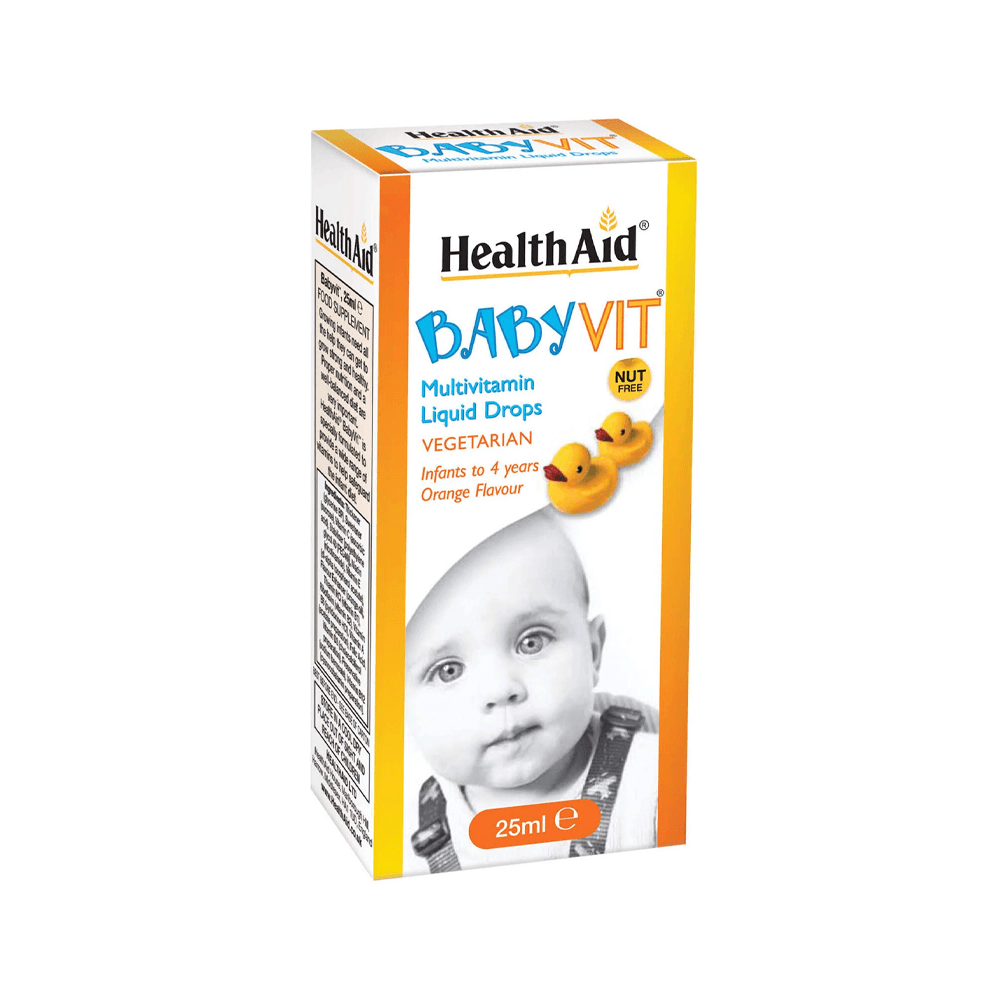 HealthAid BabyVit Multivitamin Orange Liquid Drops 25ml