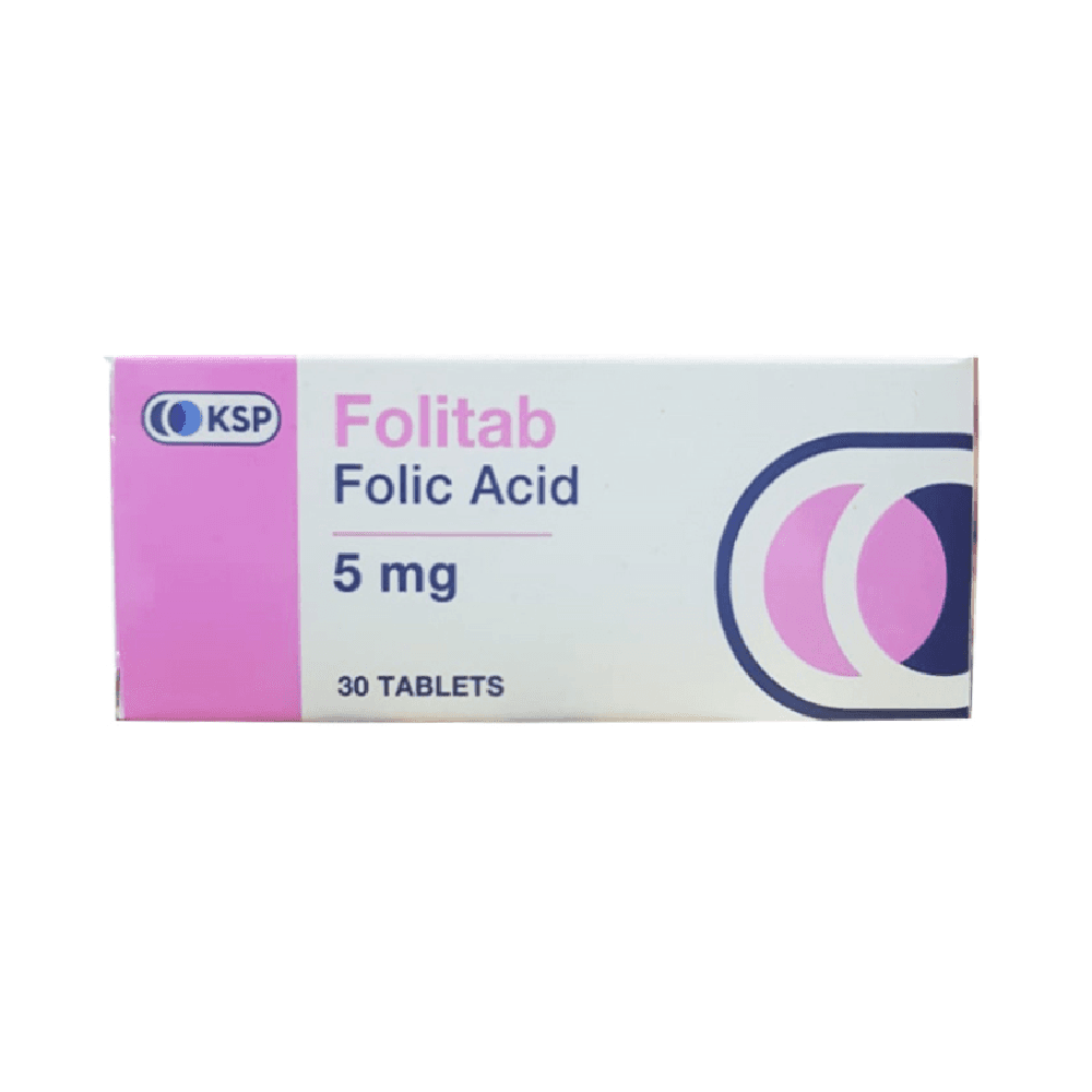 Folitab Tablets 5mg 30's