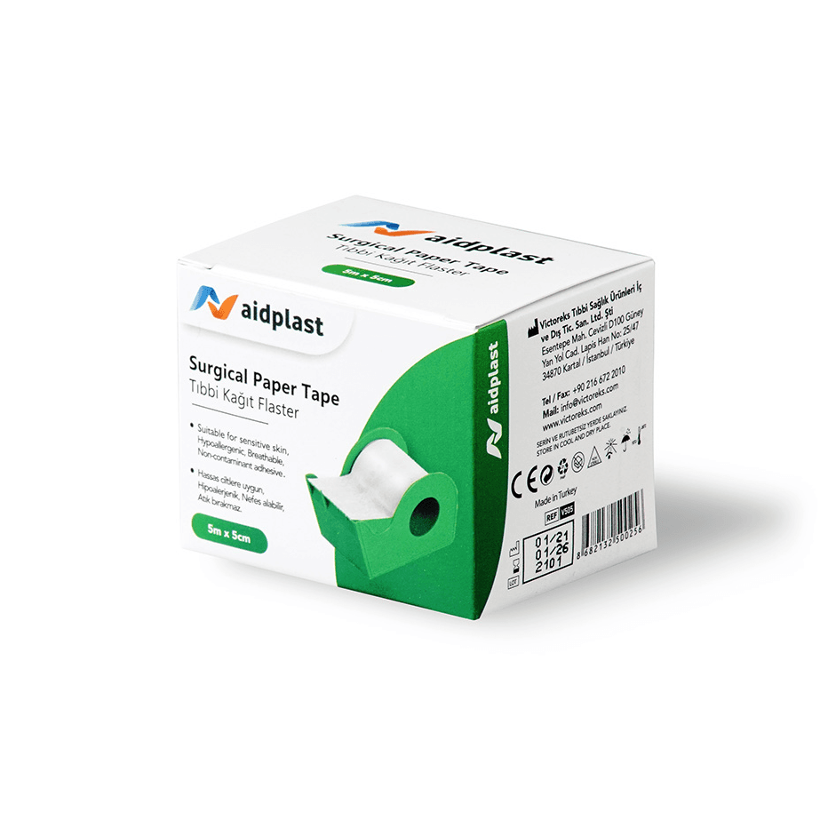Aidplast Surgical Paper Tape  Ref-V505  5m*5cm