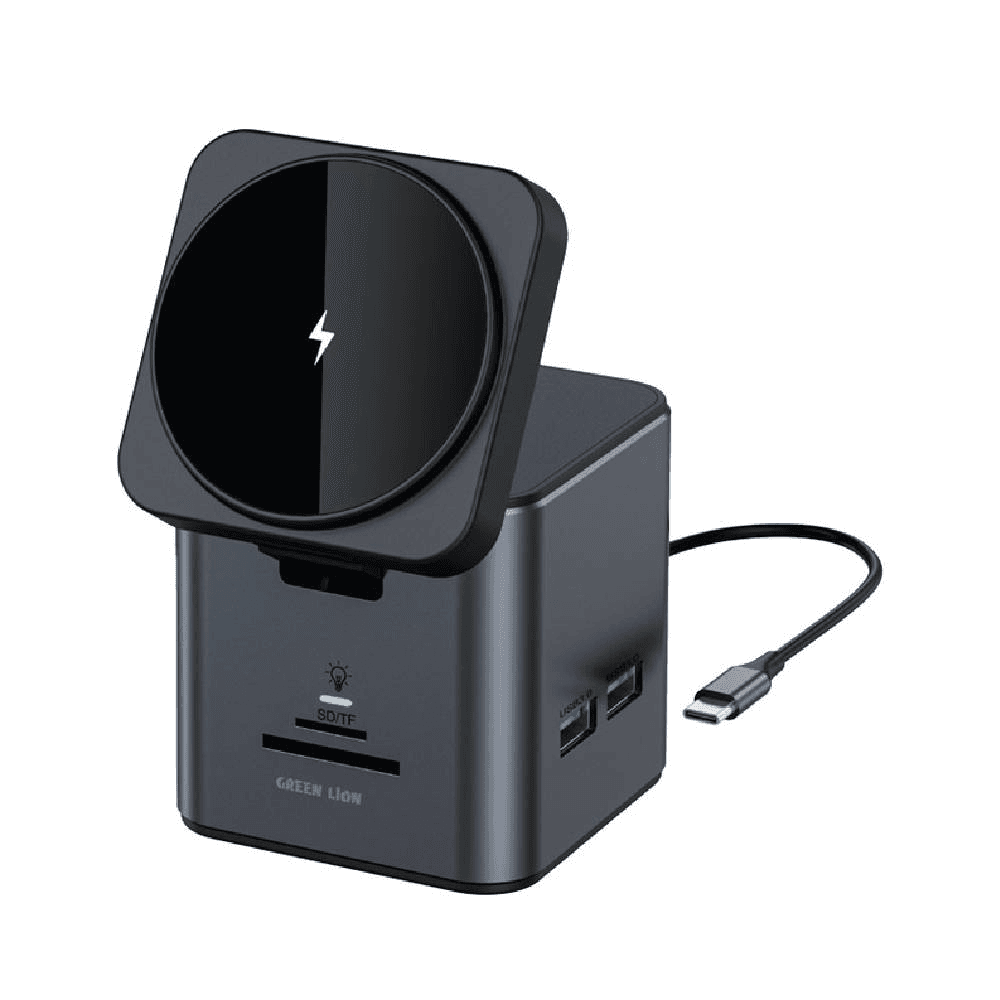 Green Lion 9 IN 1 HUB Docking Station - Black