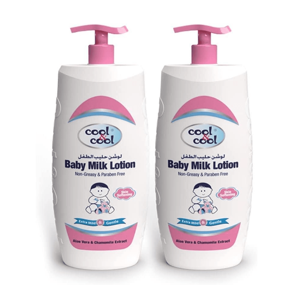 Cool & Cool Baby Milk Lotion 500ml+500ml Free