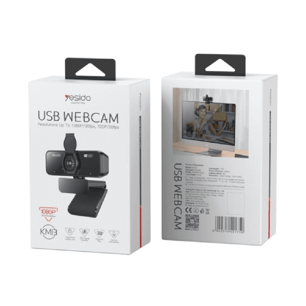 Yesido KM13 1080P USB Webcam with 1.5m Cable